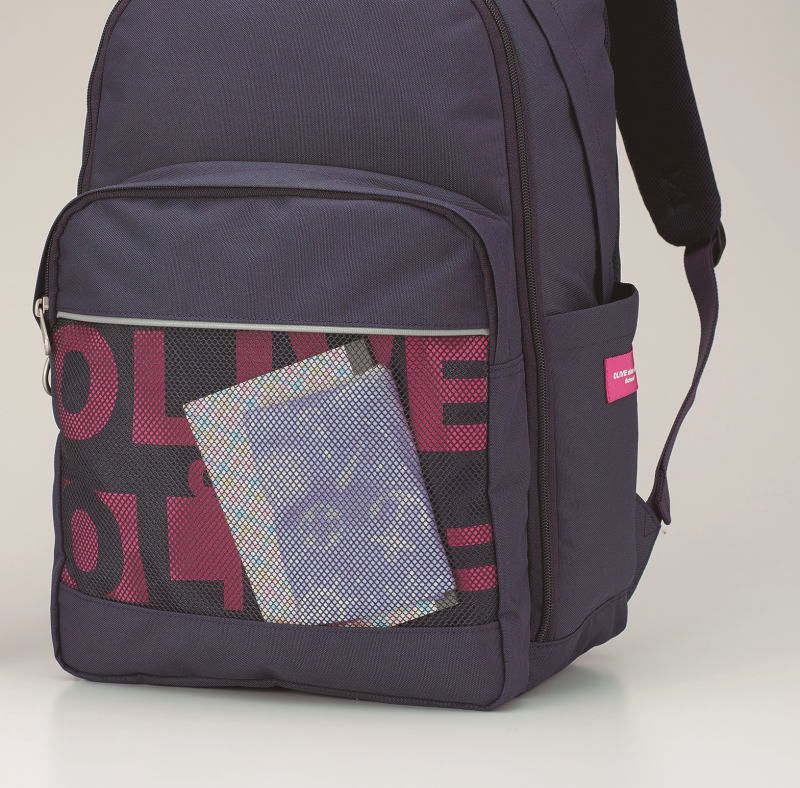 OLIVE des OLIVE School メッシュポケットデイパック 2K30025