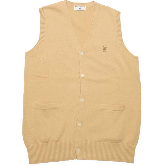 綿100％　前開きベスト　BHPC Polo Club　新品　KP-962　ビバリーヒルズポロクラブ