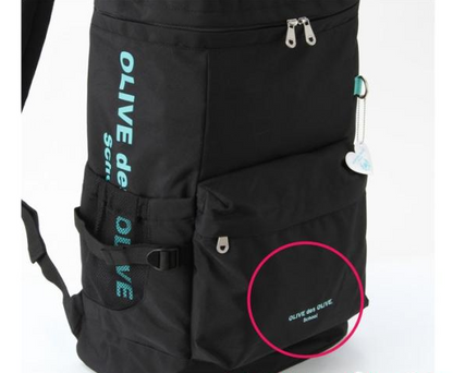 OLIVE des OLIVE School 　ロゴプリントデイパック　2K30017